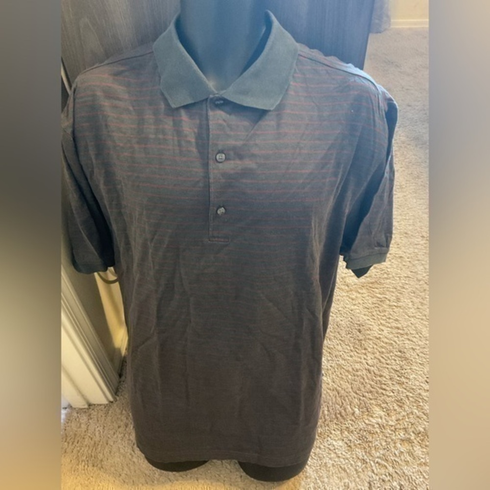 Men’s used multicolor Bobby Jones players golf polo shirt size L large